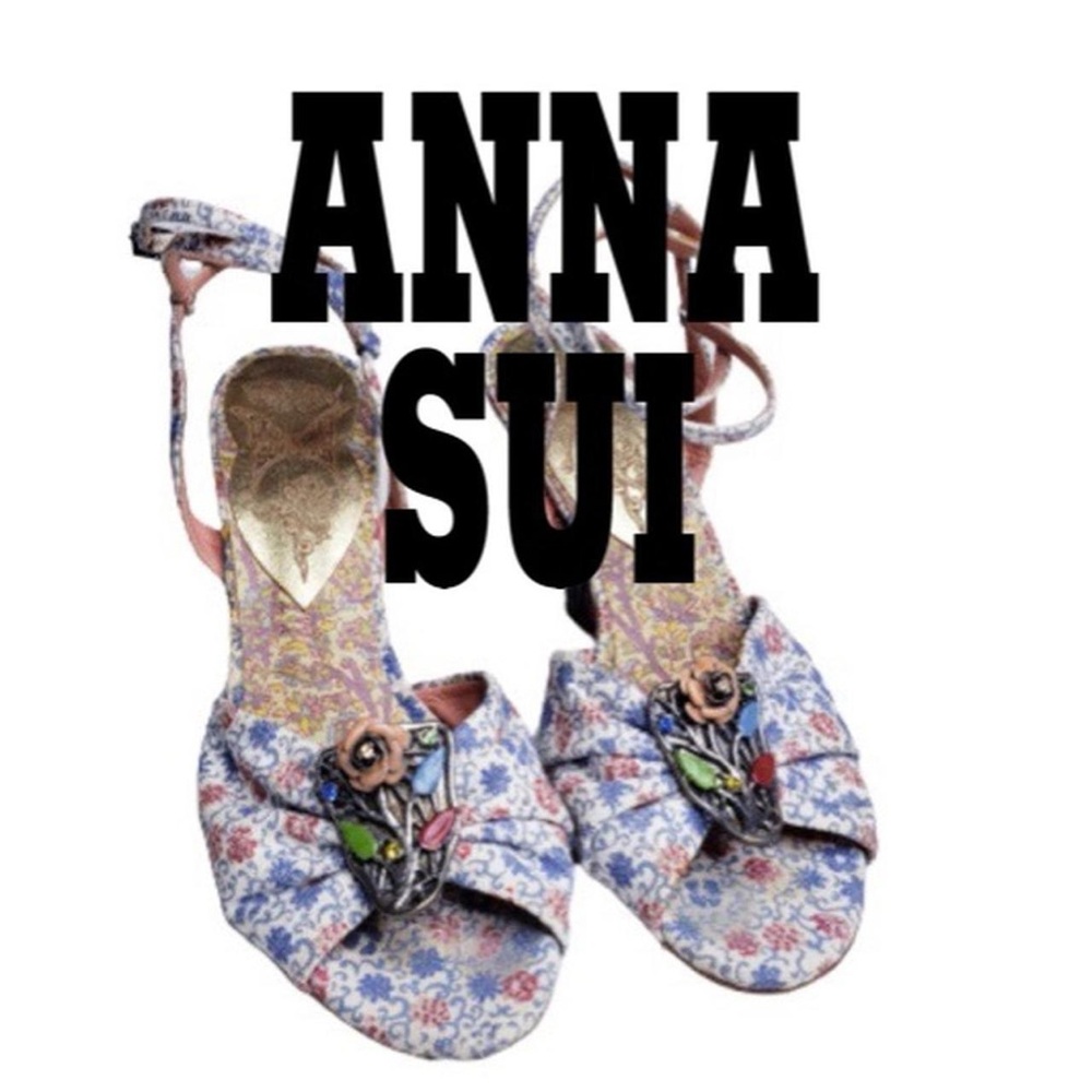 Anna Sui Wedges – Fairy Grunge, Y2K Indie Sleaze, Size 6.5 / 37